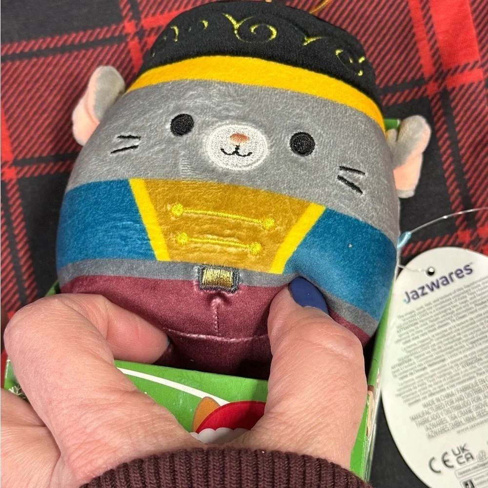 SQUISHMALLOW CHRISTMAS ORNAMENT MURRAY MOUSE Nutcracker BRAND NEW in Box